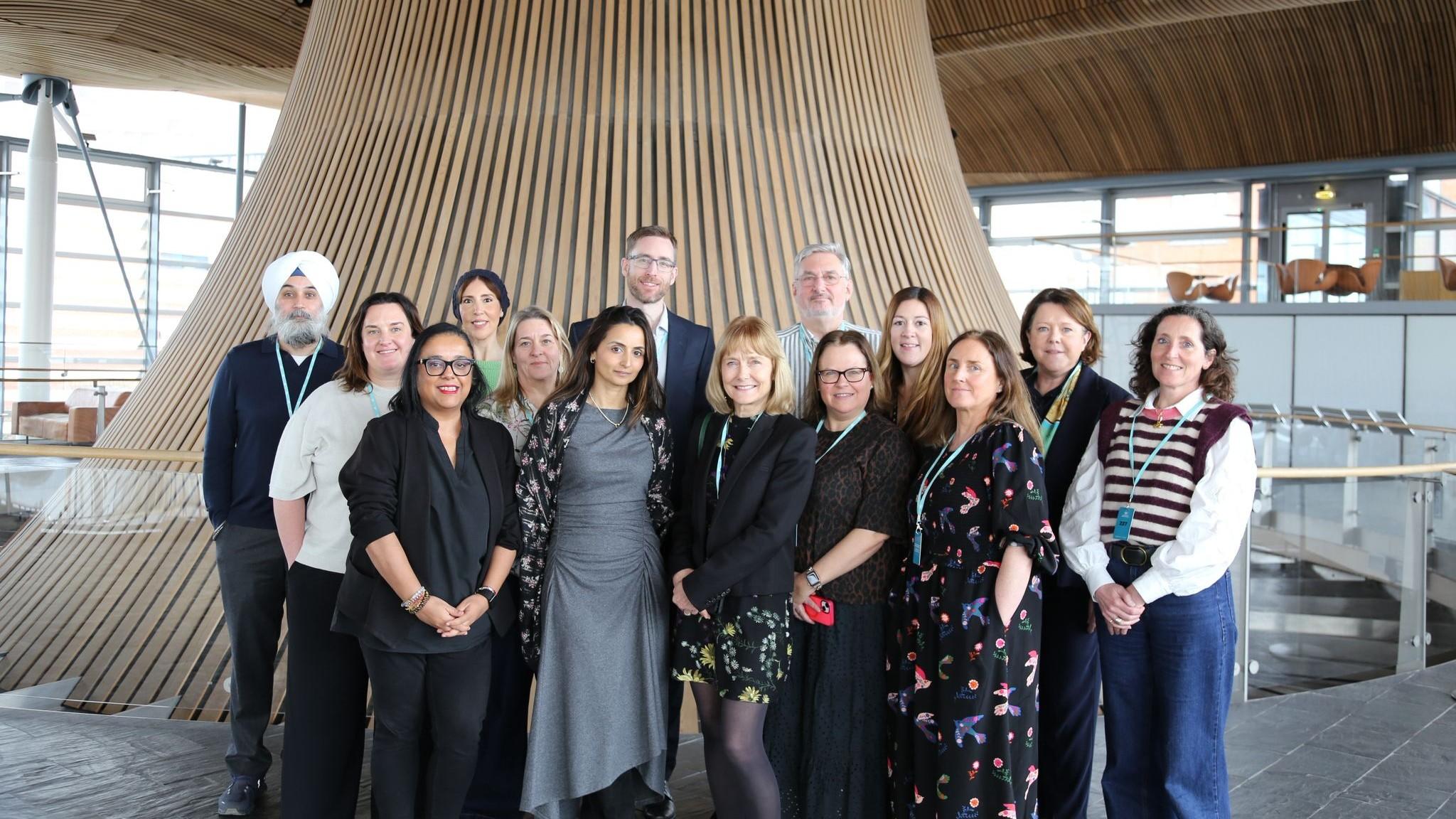 board members standing together