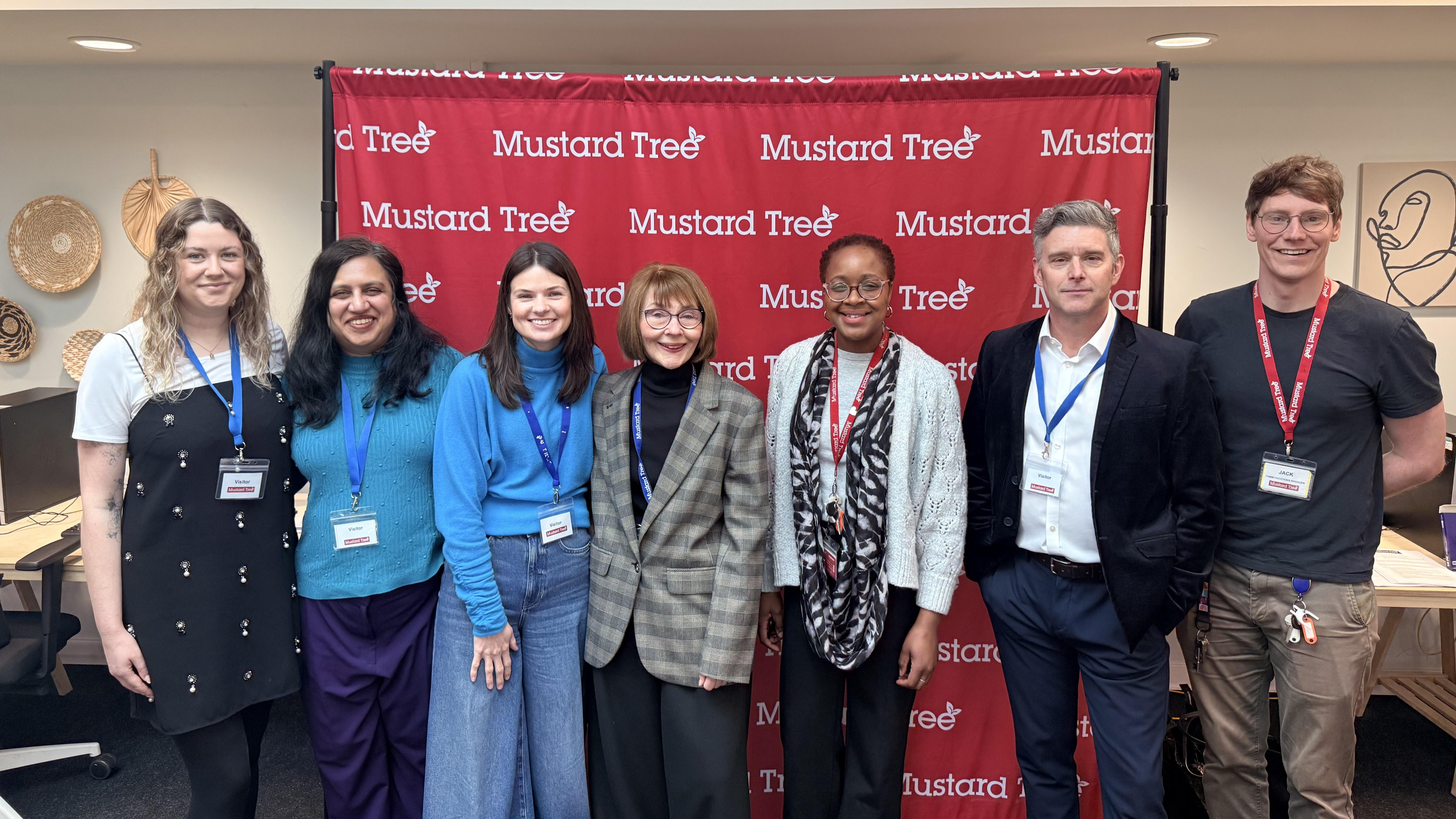 tree team photo together