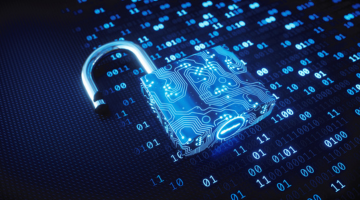 Computer graphic of a pad lock